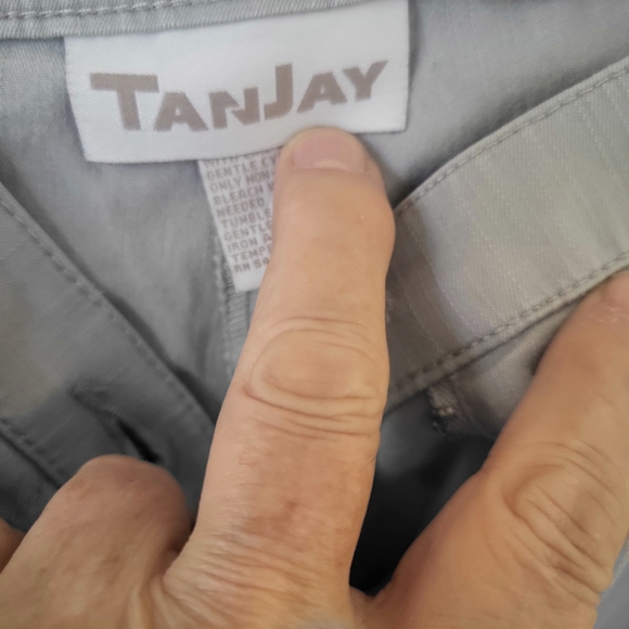 TanJay Women's Gray Ankle Pants - Picture 3 of 7